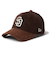 ニューエラ（NEW ERA）帽子 キャップ 9TWENTY Corduroy コーデュロイ サンディエゴ・パドレス 茶色 Mサイズ 14668027