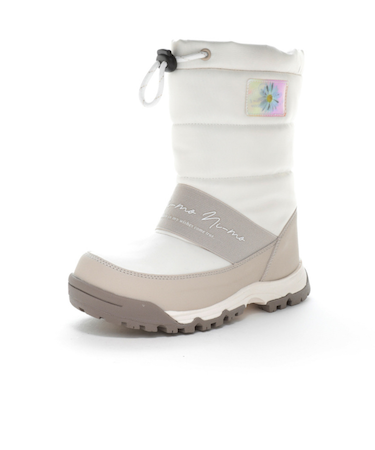 ムーンスター(MoonStar)ジュニアボアブーツ ガールズ スノトレ スノーシューズ NM WPJ 033 アイボリー 13662908