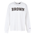 チャンピオン-ヘリテイジ（CHAMPION-HERITAGE）USA T1011 長袖Tシャツ BROWN C5-C406 010