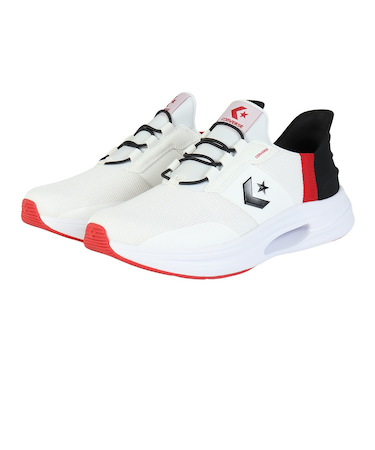 コンバース（CONVERSE）スニーカー ケイブスター スリットスライド ホワイト レッド 33600130 スポーツ シューズ