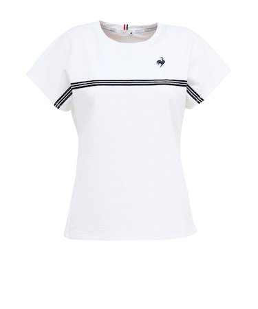ルコックスポルティフ（lecoqsportif）テニスウェア 半袖ゲームシャツ LN5FHT20L WH00