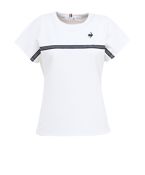 ルコックスポルティフ（lecoqsportif）テニスウェア 半袖ゲームシャツ LN5FHT20L WH00