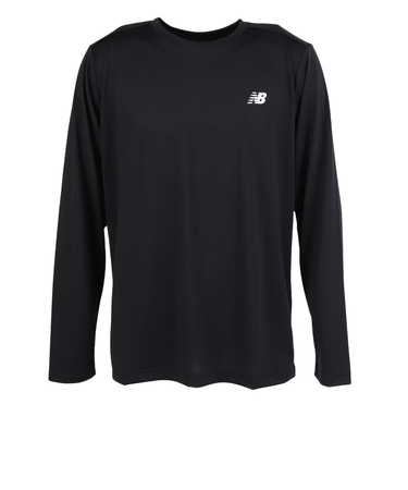 ニューバランス（new balance）スポーツライナー長袖Tシャツ AMT53407BK