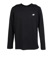 ニューバランス(new balance)スポーツロゴ長袖Tシャツ AMT53405BK