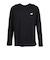 ニューバランス（new balance）スポーツロゴ長袖Tシャツ AMT53405BK