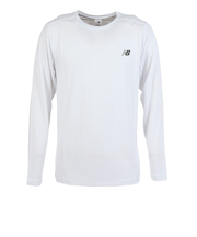 ニューバランス(new balance)スポーツロゴ長袖Tシャツ AMT53405WT