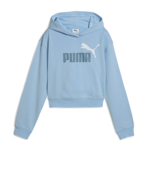 プーマ（PUMA）ガールズ ESS 2 カラー NO.1 ロゴ ショート レングス フーディ 687789 48 BGRY
