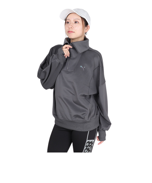 プーマ（PUMA）トレーニング トレイン エッジ ニット ハーフジップ トップ 528077 44 BLK