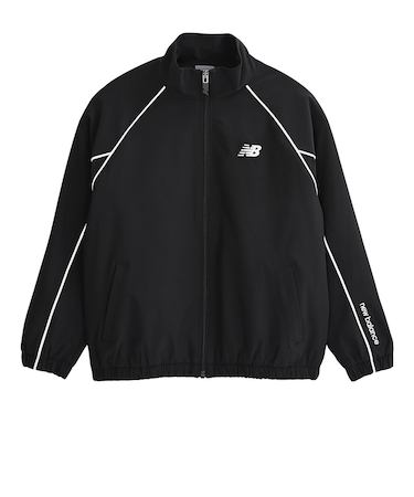 ニューバランス（new balance）ジュニア Brushed Tricot Lined ウーブントラックジャケット YJ53171BK