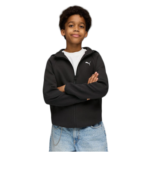 プーマ(PUMA)エヴォストライプ フルジップ フーディ 691131 01 BLK