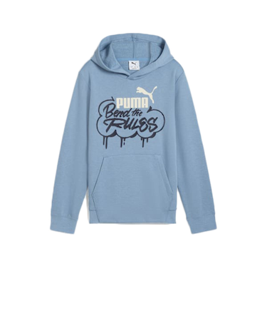 プーマ（PUMA）ミッド 90S フーディ 691185 34 LBLU