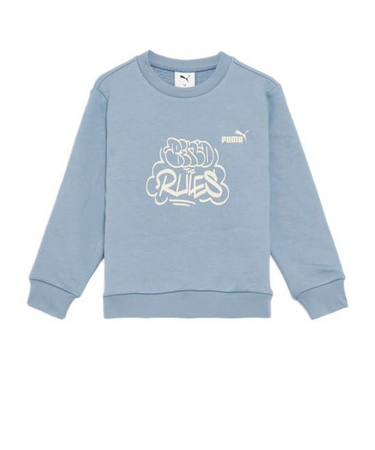 プーマ（PUMA）ボーイズ ミッド90S クルー スウェット 689987 34 LBLU