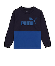 プーマ(PUMA)ボーイズ ESS MX 長袖 Tシャツ 689983 16 NVY