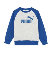 プーマ（PUMA）ボーイズ ESS MX クルー スウェット 689984 04 BLU