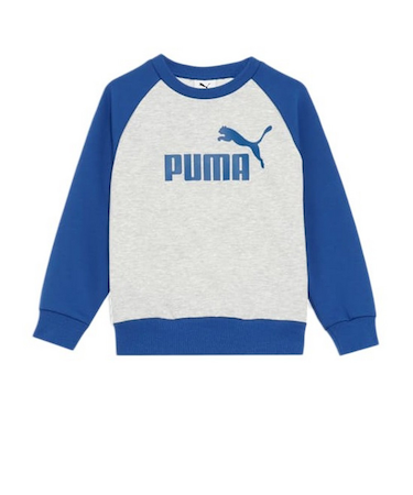 プーマ（PUMA）ボーイズ ESS MX クルー スウェット 689984 04 BLU