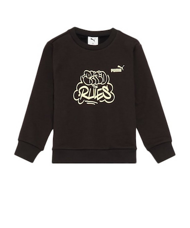 プーマ(PUMA)ボーイズ ミッド90S クルー スウェット 689987 01 BLK