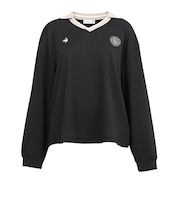 ルコックスポルティフ（lecoqsportif）ジャガード長袖Tシャツ LU5FLS00L BK00