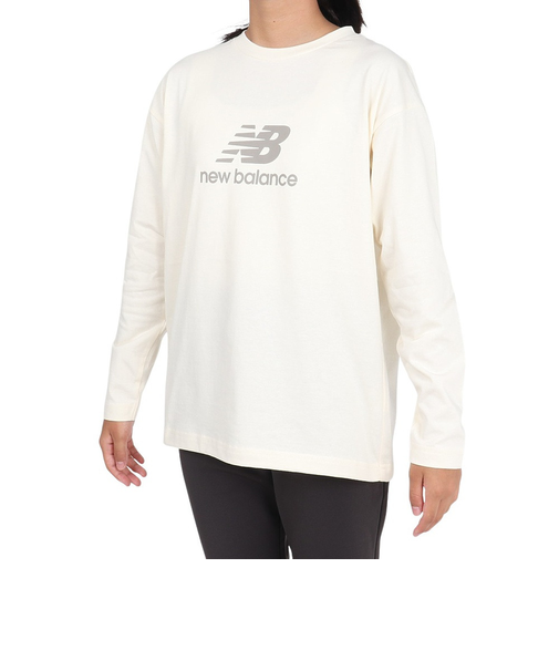 ニューバランス（new balance）ジュニア スタックドロゴ長袖シャツ ABT55556AGA