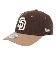 ニューエラ（NEW ERA）帽子 キャップ キッズ Youth 9FORTY 2-Tone サンディエゴ・パドレス ウォルナット 茶色 14671598