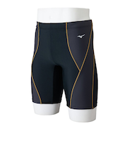 ミズノ（MIZUNO）水着 メンズ 水泳 アクアフィットネス用ハーフスパッツ 立体カップ付 N2JBC12590