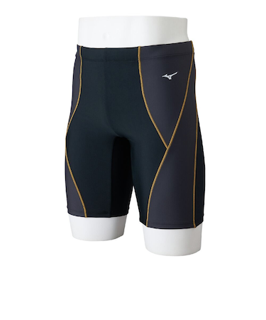 ミズノ（MIZUNO）水着 メンズ 水泳 アクアフィットネス用ハーフスパッツ 立体カップ付 N2JBC12590