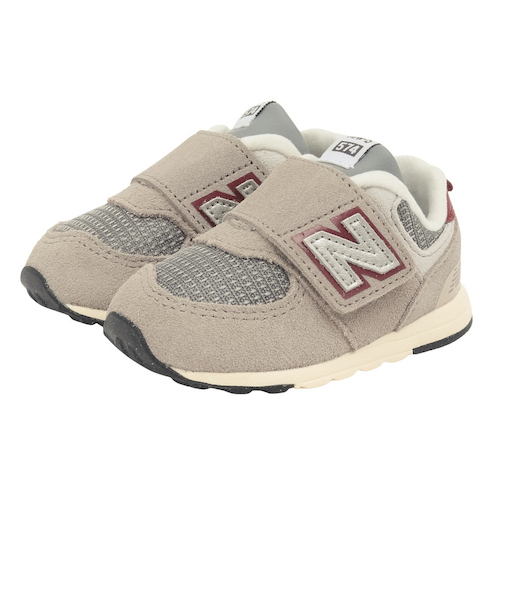 ニューバランス（new balance）ジュニアスニーカー スポーツシューズ 574 HOOK & LOOP グレー NW574SKBW スニーカー