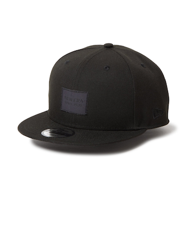 ニューエラ（NEW ERA）帽子 9FIFTY Black Woven Patch キャップ 黒 Mサイズ 14667790 プレゼント 贈り物