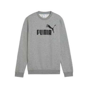 プーマ（PUMA）ボーイズ ESS NO.1 ロゴ クルー スウェット 687795 03 GRY