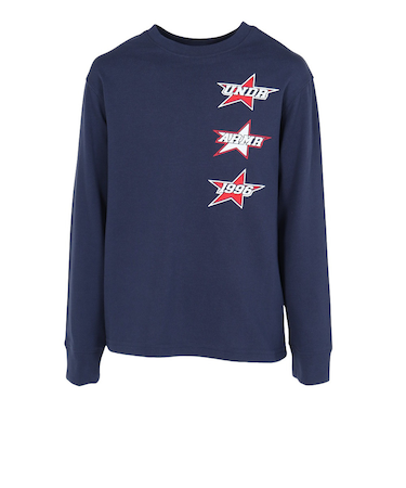 アンダーアーマー（UNDER ARMOUR）ジュニア ヘビーウエイト コットン スタックト スターズ ロングスリーブ Tシャツ 6007828 403