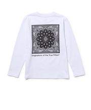 ニューエラ（NEW ERA）キッズ Youth 長袖 コットン Tシャツ Paisley 14693878