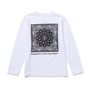 ニューエラ（NEW ERA）キッズ Youth 長袖 コットン Tシャツ Paisley 14693878
