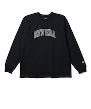 ニューエラ（NEW ERA）長袖 オーバーサイズド ヘビーウェイト コットン Tシャツ College Logo 14682688