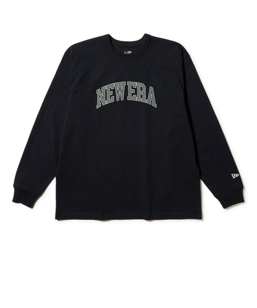 ニューエラ（NEW ERA）長袖 オーバーサイズド ヘビーウェイト コットン Tシャツ College Logo 14682688