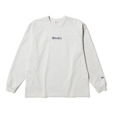 ニューエラ（NEW ERA）長袖 オーバーサイズド ヘビーウェイト コットン Tシャツ Old English 14682685
