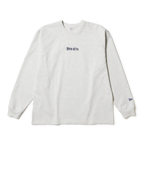 ニューエラ（NEW ERA）長袖 オーバーサイズド ヘビーウェイト コットン Tシャツ Old English 14682685