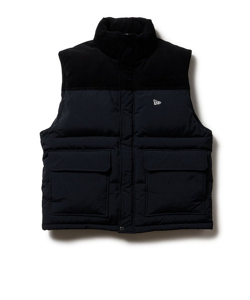 ニューエラ（NEW ERA）ダウンベスト コーデュロイ ナイロン コンビ 14682725