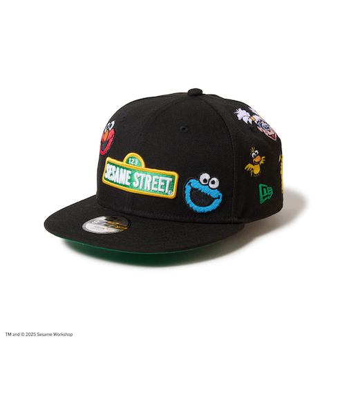 ニューエラ（NEW ERA）帽子 キャップ Youth 9FIFTY SESAME STREET セサミストリート オールオーバー 14682463