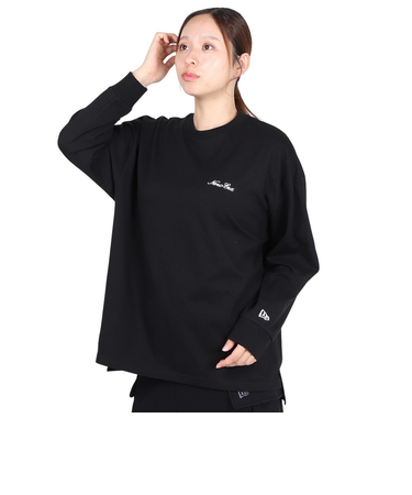 ニューエラ（NEW ERA）ウィメンズ オーバーサイズド コットン 長袖Tシャツ 14674700
