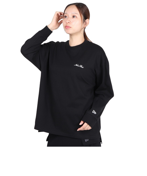 ニューエラ（NEW ERA）ウィメンズ オーバーサイズド コットン 長袖Tシャツ 14674700