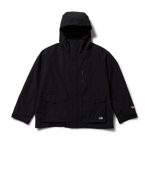 ニューエラ（NEW ERA）マウンテンパーカ ボックスロゴ ウーブンパッチ