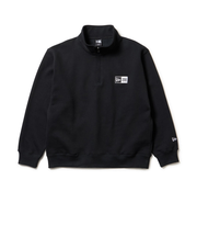 ニューエラ（NEW ERA）裏起毛 オーバーサイズド スウェット ハーフジップ ボックスロゴ 14682666