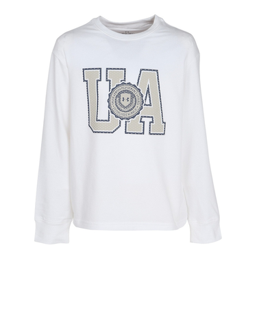 アンダーアーマー（UNDER ARMOUR）ジュニア パフォーマンスコットン バーシティ ロゴ ロングスリーブTシャツ 6007827 100
