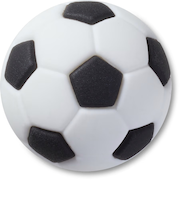 クロックス（crocs）ジビッツチャーム テクスチャード サッカー ボール 10015145