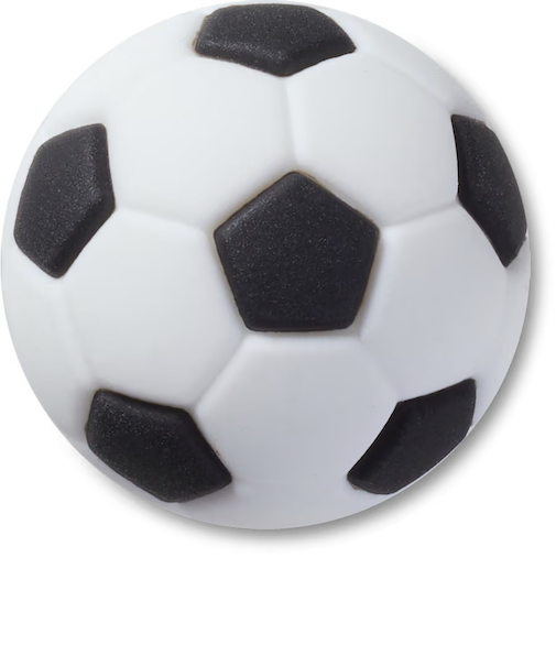 クロックス（crocs）ジビッツチャーム テクスチャード サッカー ボール 10015145