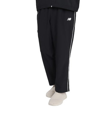 ニューバランス(new balance)裏起毛 トリコット ラインド ウーブン トラックパンツ AWP53171BK
