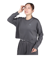 プーマ（PUMA）TRN EDGE ニット クルー スウェットシャツ 527992 44 BLK