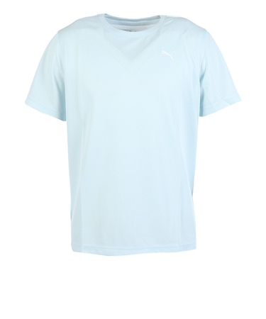 プーマ（PUMA）M RUN GRAPHIC メッシュ 半袖Tシャツ 528394 47 LBLU