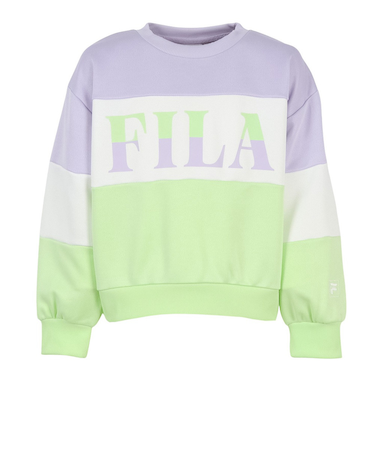 フィラ（FILA）ジュニア TC 裏毛 クルースウェットシャツ 145700-SAX