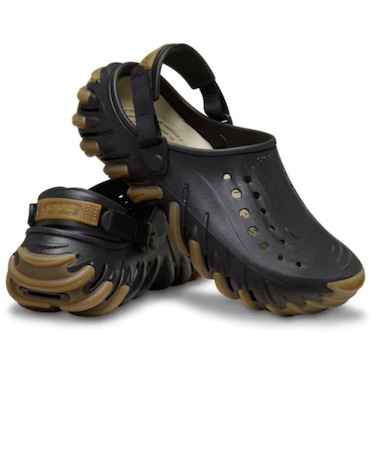 クロックス（crocs）サンダル エコー ガム RO クロッグ Black ブラック211675-001 スポーツサンダル