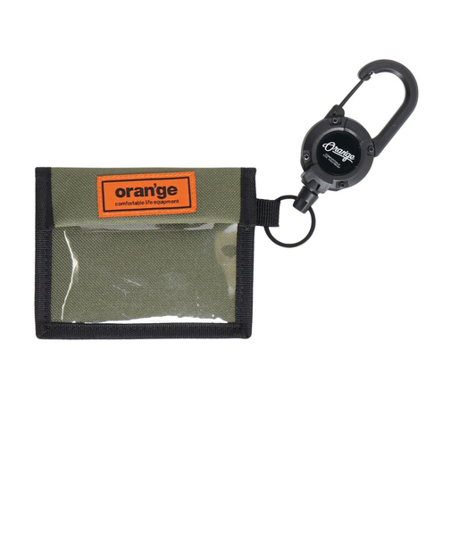 オレンジ（ORANGE）パスケース YOKO コードリール 201250/2046